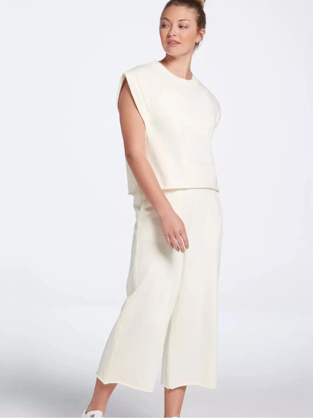 CALIA journey wide leg crop pants and top/ sweatsuit SzM